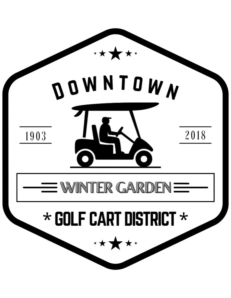 *Golf Cart District Downtown WG (Hex Logo)*