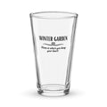 Winter Garden Hang Your Heart 3 - Shaker pint glass