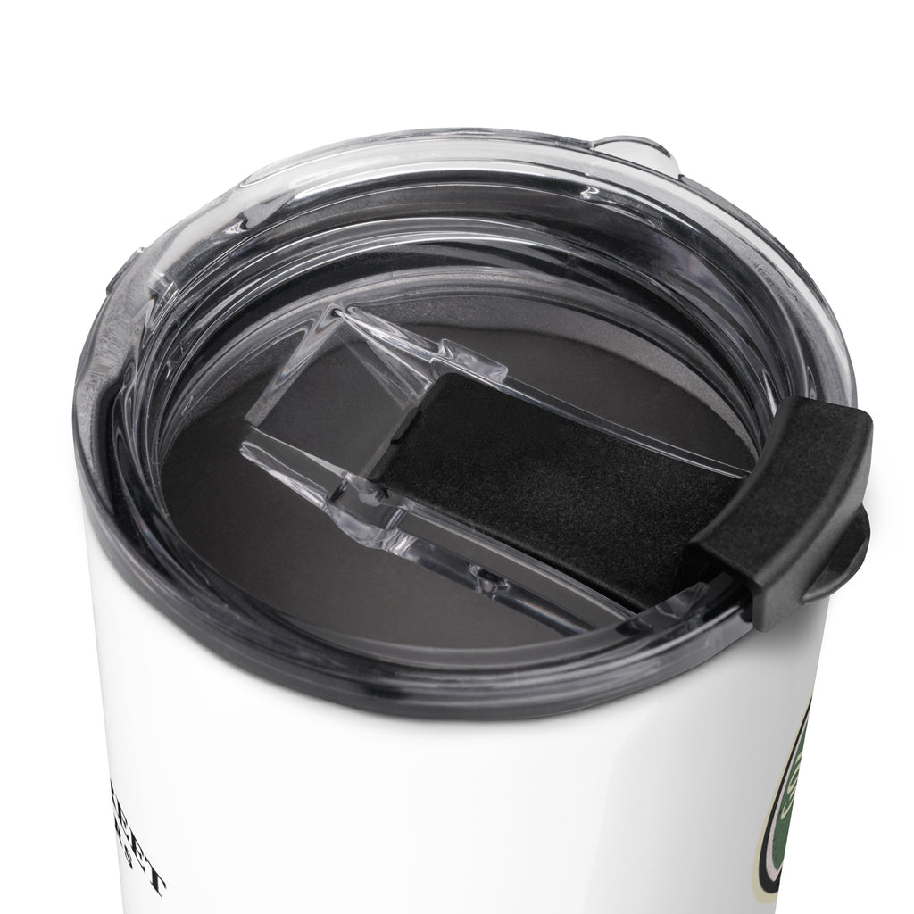 Golf Cart District Green Logo - Tapered stainless steel tumbler