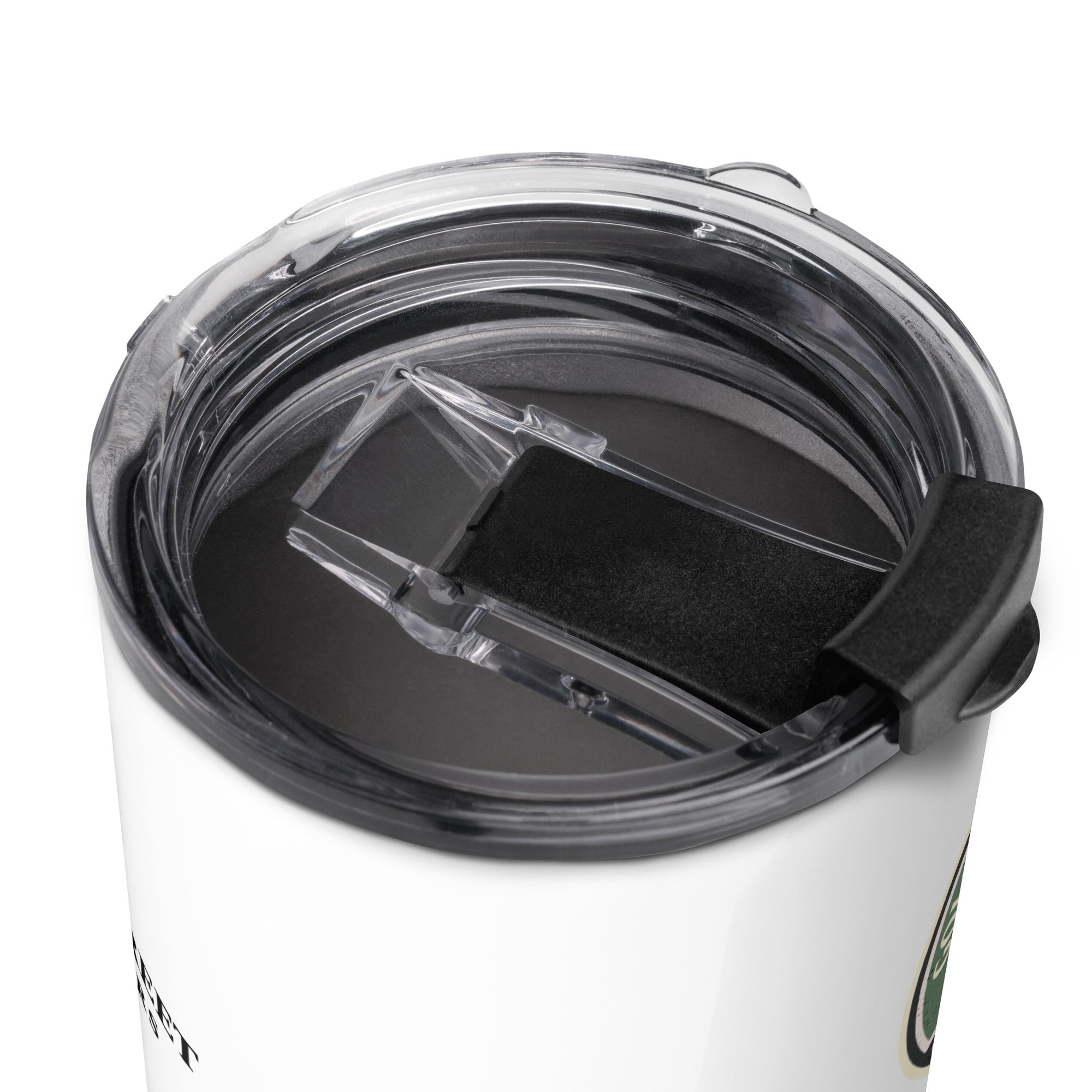 Golf Cart District Green Logo - Tapered stainless steel tumbler