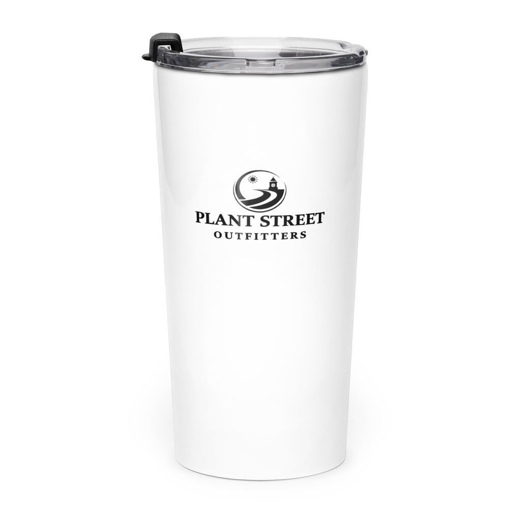 Golf Cart District Green Logo - Tapered stainless steel tumbler