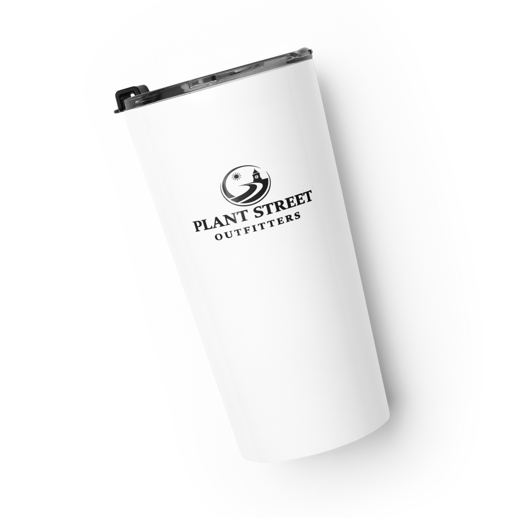 Golf Cart District Downtown Hex Logo - Tapered stainless steel tumbler