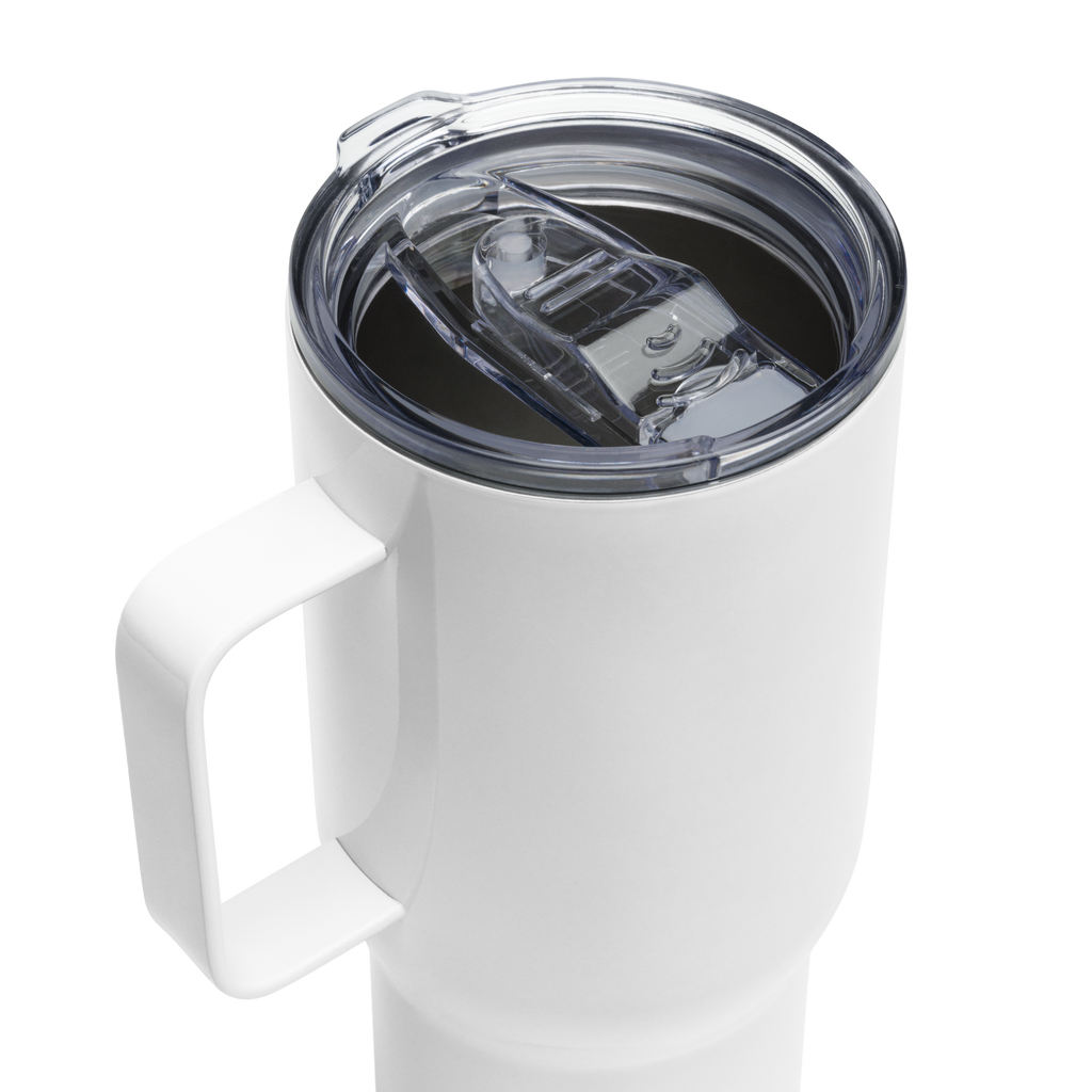 Golf Cart District Green Logo - Travel mug with a handle