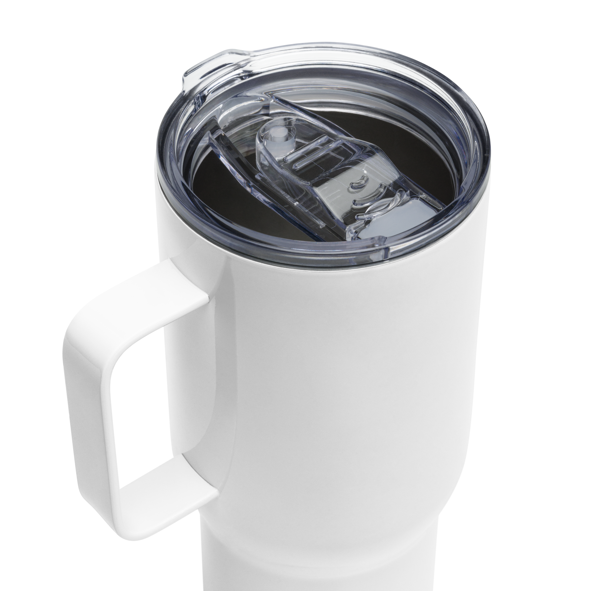 Golf Cart District Green Logo - Travel mug with a handle