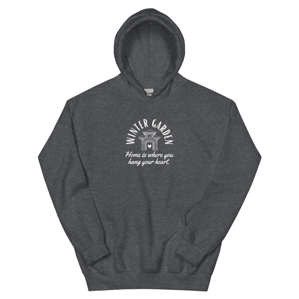 Winter Garden Hang Your Heart Clocktower Too (Black) - Unisex Hoodie