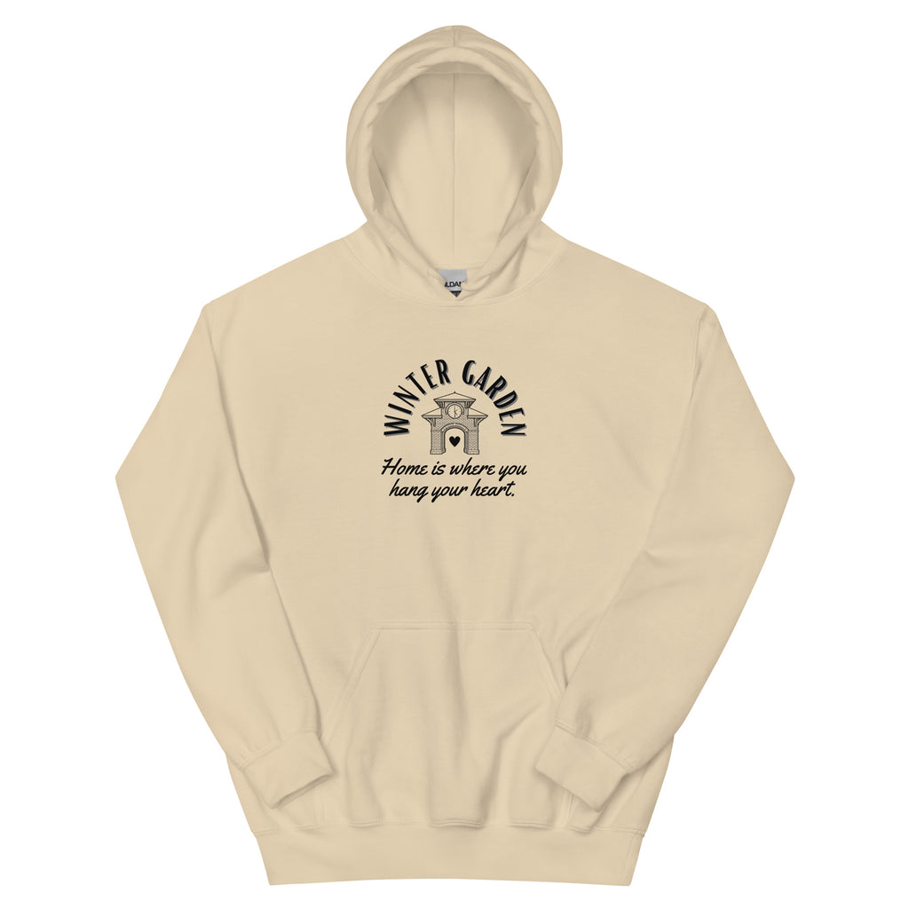Winter Garden Hang Your Heart Clocktower Too - Unisex Hoodie