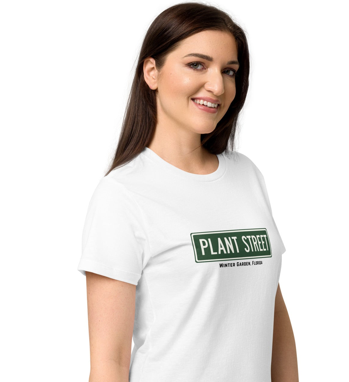 Plant Street Sign WG - Women's softstyle t-shirt